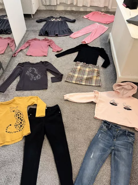 Bundle Girls Autumn/Winter Clothes Age 7-8 Years River Island Next Monsoon