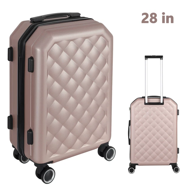 20/24/28''Luggage Travel ABS Hardside Suitcase with TSA Spinner Carry On Trolley