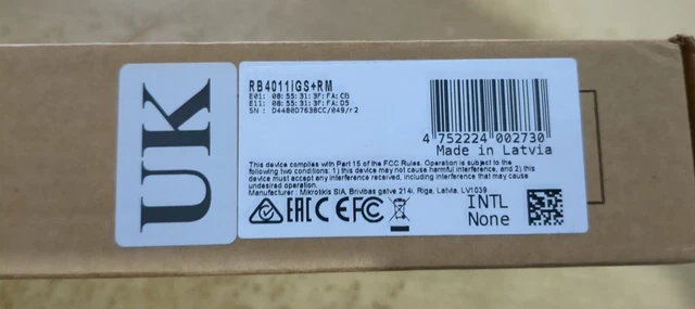 MIKROTIK KABELGEBUNDENER ETHERNET Router RB4011iGS+RM, Quad-Core 1,4 ...