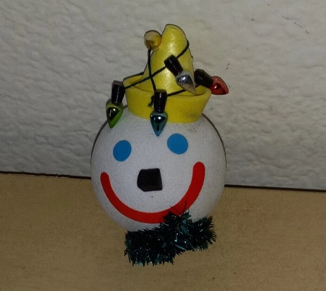 JACK IN THE Box Christmas Antenna Ball, 2007. In package with stand. 3