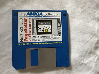 AMIGA formato pagina di copertina collezione disco Setter V1.2 
