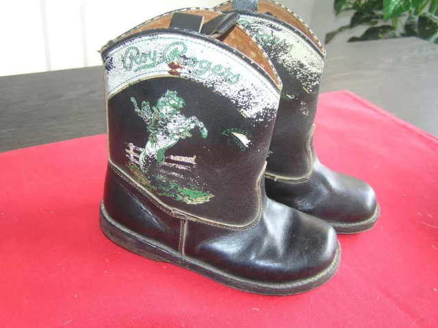 RARE VINTAGE ROY Rogers Childrens Cowboy Boots, Leather $65.00 - PicClick