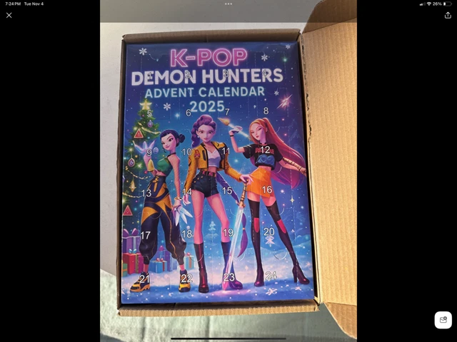KPOP DEMON HUNTERS 2025 Advent Calendar $27.50 - PicClick CA