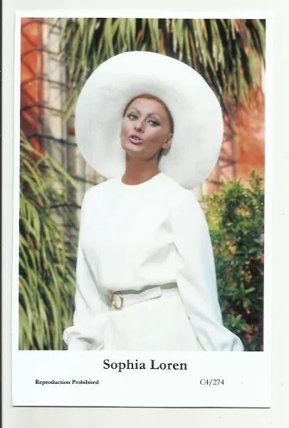 (Bx34) Sophia Loren Swiftsure Photo Postcard (C4/274) Filmstar Pin Up Glamor