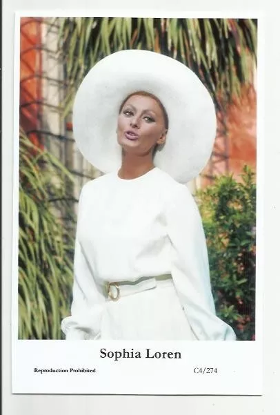 (Bx34) Sophia Loren Swiftsure Photo Postcard (C4/274) Filmstar Pin Up Glamor