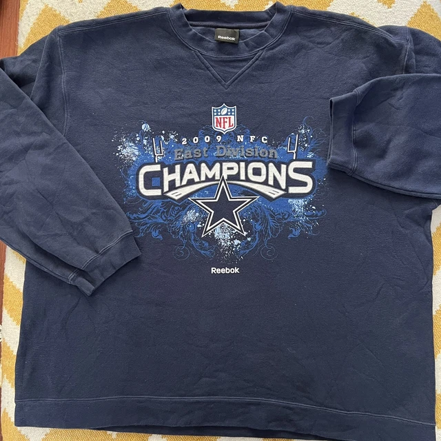 NFL Reebok Dallas Cowboys 2009 Champions Men’s big and tall sweatshirt size 2XL