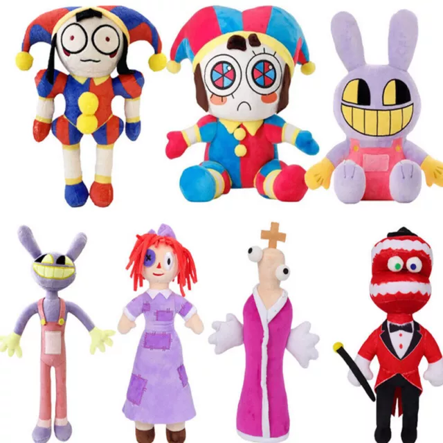 The Amazing Digital Circus Plush, Pomni and Jax Plushies Toy for Kids Xmas Gift