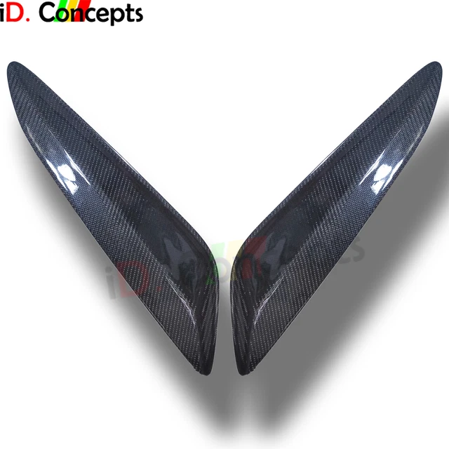 REAL CARBON FIBER Hood Scoop Vents Air Flow Duct Cover for Genesis