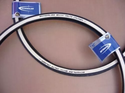 Schwalbe DELTA CRUISER WHITEWALL 26 x 1-3/8 Puncture Protected