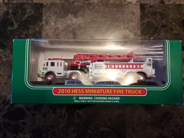 hess fire truck mini 2010 TDA in original packaging
