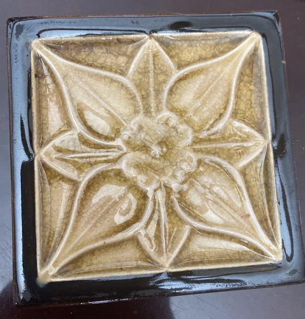 Trenton Majolica Glazed Tile, 3"x7/8"