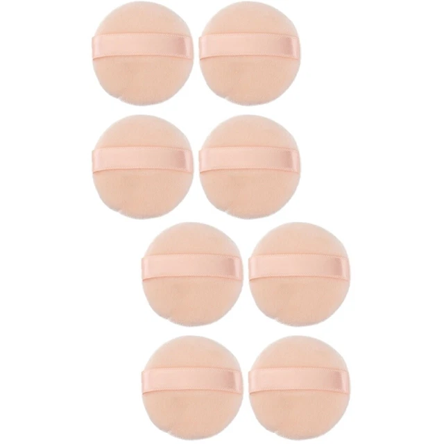 Maquillaje de algodón soplado polvo redondo bocanadas de maquillaje en polvo