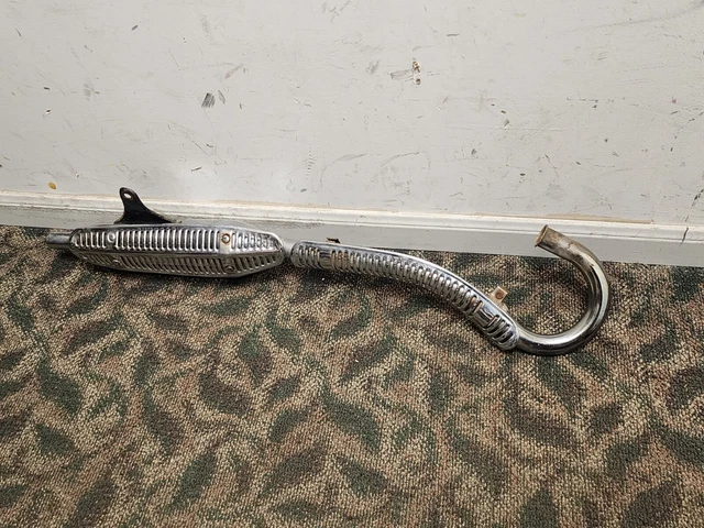 1970 Honda CL100 K0 Exhaust Header Muffler Heat Shields CL cl 100 K k 0 O o
