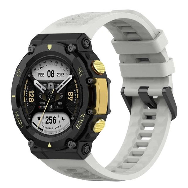 Per Amazfit T-Rex / T-Rex Pro / Ares Cinturino In Silicone Con Fibbia Inversa Arancione