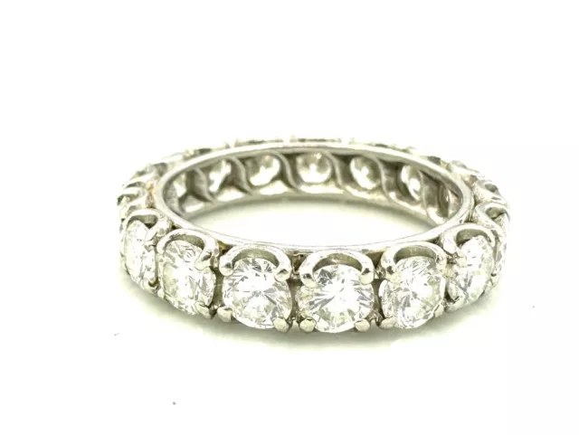 Bague Or 18 Carats Diamants - 0,30 Carat, 7,74 Grammes, Style éternité, Occasion