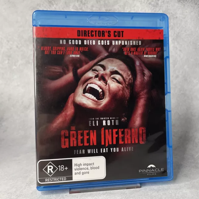 THE GREEN INFERNO Blu ray 2013 Rare Free Postage 34.99