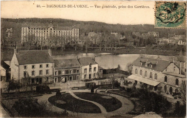 CPA BAGNOLES-de-l'ORNE - Vue générale prise des Carrieres (355425)