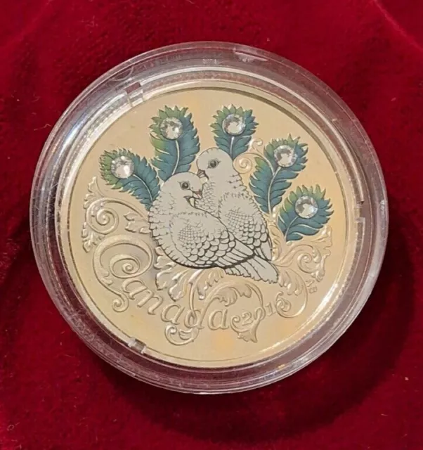 Canada 2016 Celebration of Love $10 Dollars .9999 fine Silver Coin