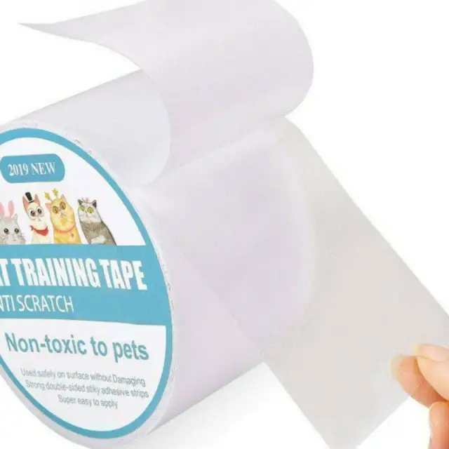 Pet Cat Anti-Scratch Tape Training Furniture Protector Guard Shield Roll Sticker