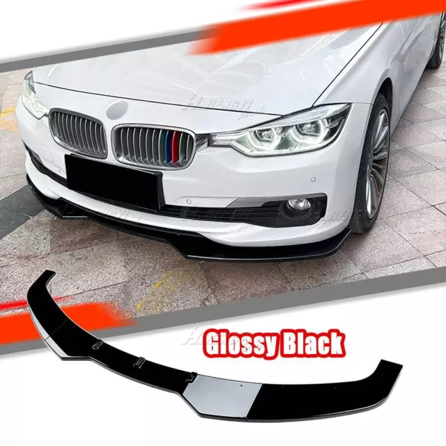 Front Spoiler Lippe Stoßstange Glanz für BMW 3er F30 F31 Vor-Facelift 2011-2015