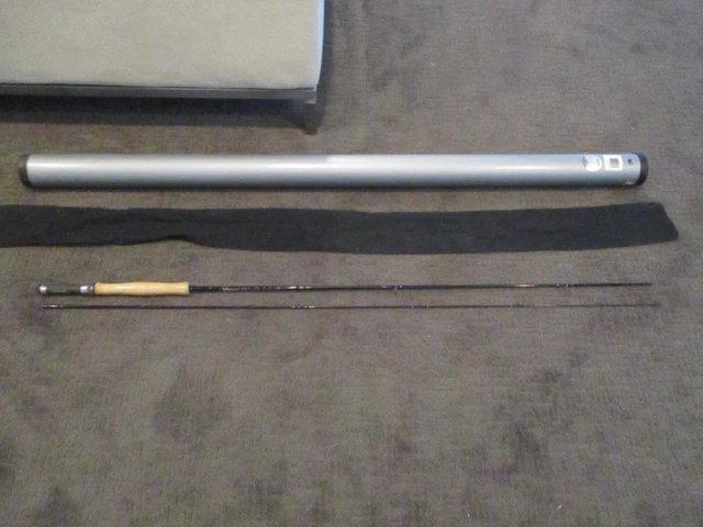 Kunnan 96% graphite Leader 82766 7'6" line wt. #6 Fly Rod NOS