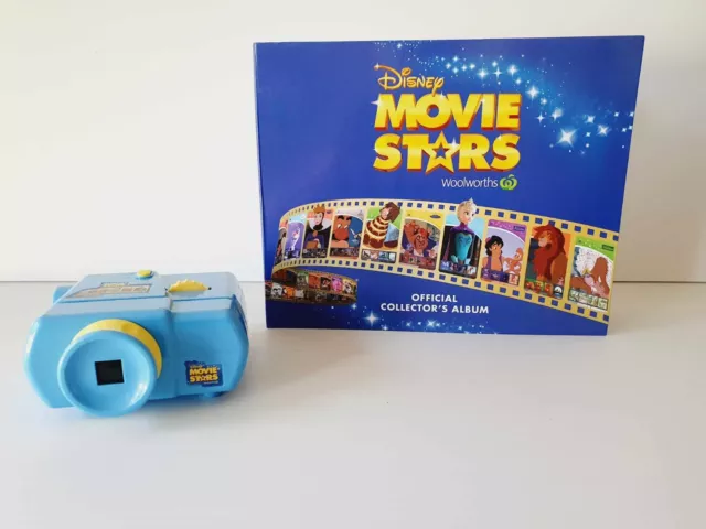 Woolworths Disney Movie Stars Full Complete Set in Album and Projector