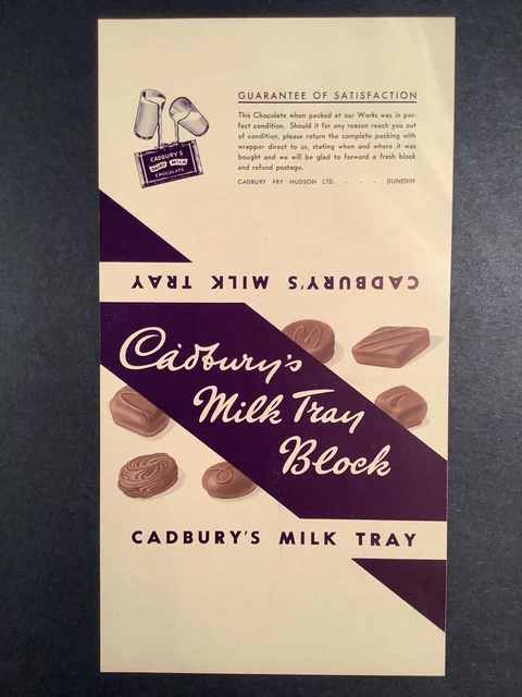 CADBURY’S MILK TRAY Block 1950’s-1970’s Chocolate Bar Wrappers ( 11 ) £ ...