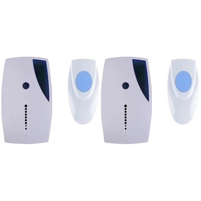 2x campanelli per porta wireless alimentati a batteria campanello per home ufficio sicurezza