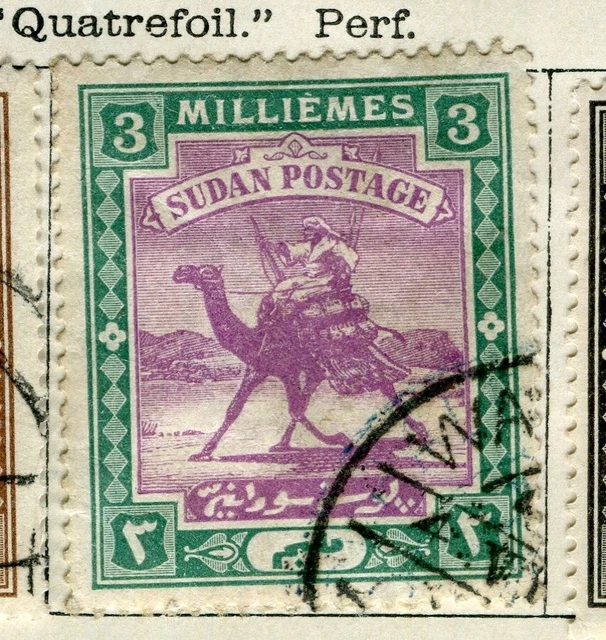 BRITISH E.AFRICA PROTECTORATE; 1898 Camel Rider issue fine used 3m. value