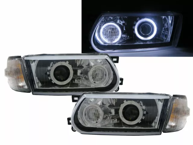 Sentra B13 MK3 95-17 Facelift CCFL Projector Headlight Chrome V1 for NISSAN LHD