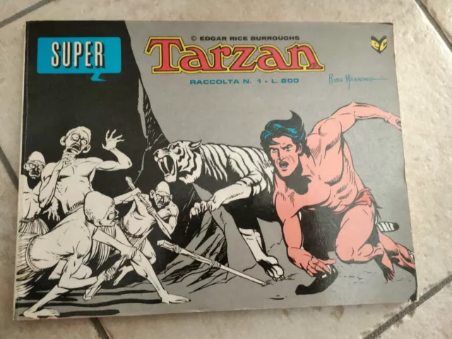 RACCOLTA SUPER TARZAN 1 (Ed. Cenisio, 1976) con le strisce b/n di Russ Manning
