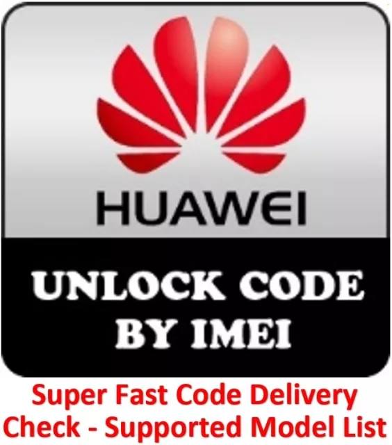 Unlock Code for Huawei 3G 4G MODEM E5251 E5756 E5776 E8278 E8231 Vodafone R215