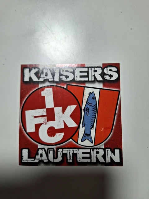 Autocollant Vintage FC Kaiserslautern – Sticker équipe De Foot Allemande, Collection