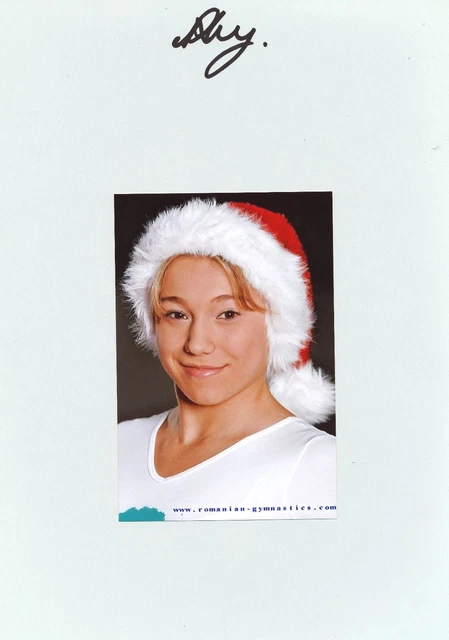 Monica Rosu  Rumänien Turnen 1.OS 2004  Karte original signiert WL 341164