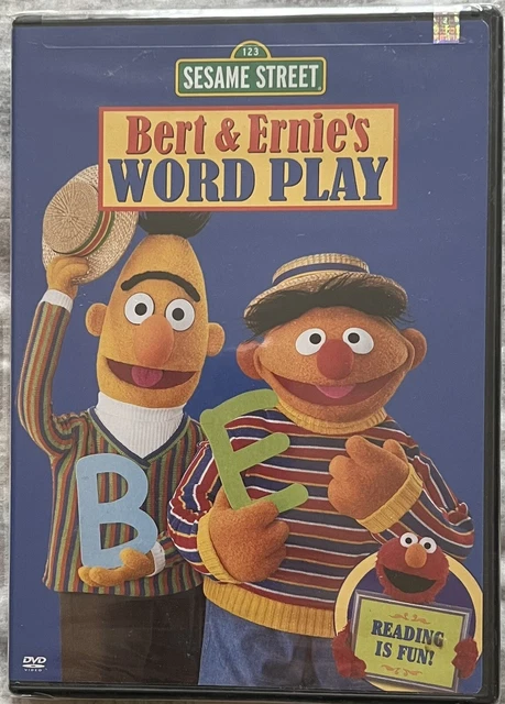 BERT AND ERNIES Word Play Dvd Oop Rare Childrens Sesame Street Reading ...