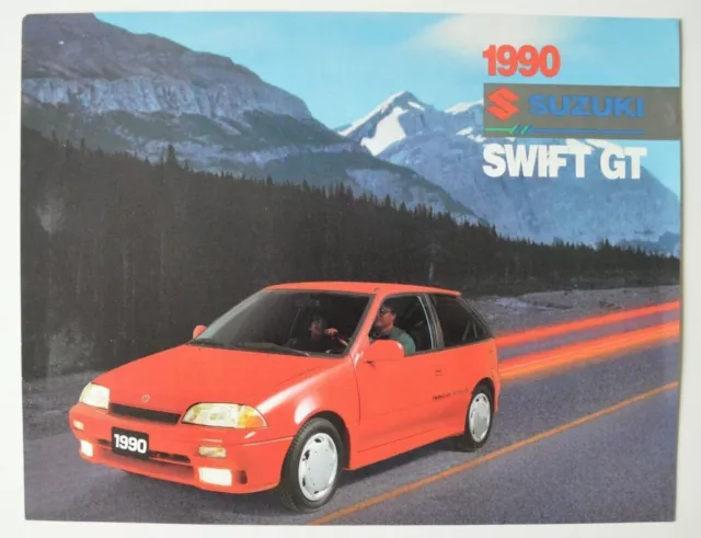 1990 SUZUKI SWIFT GT Dealer Brochure - French - Canada