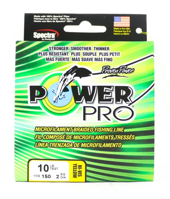 Power Pro Braided Fishing Line 10Lb Yellow FOR SALE! - PicClick