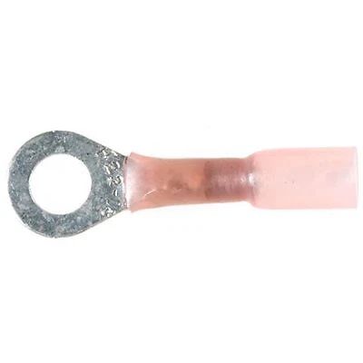 (10) 20-18 Gauge Crimp & Solder Ring Terminals 1/4 Stud