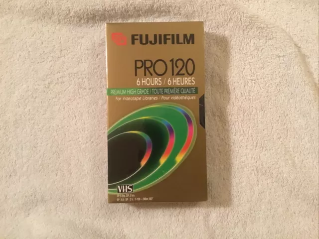 FUJI Pro 120 VHS Blank Tape NEW