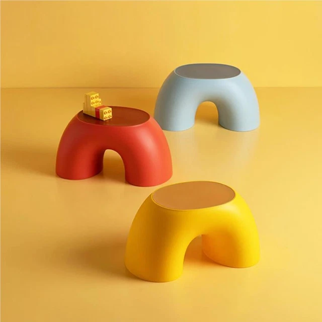 Rainbow-Shaped Stool Fashion Office Dormitory Bathroom Stools Furniture
