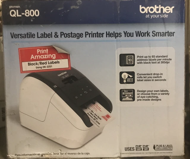 BROTHER QL800 HIGHSPEED Professional Label Printer 45.00 PicClick
