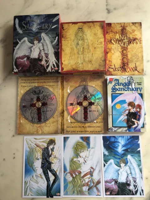 Coffret 2 Dvd Angel Sanctuary Edition Collector - Livre Manga N°1 Livret Artbook