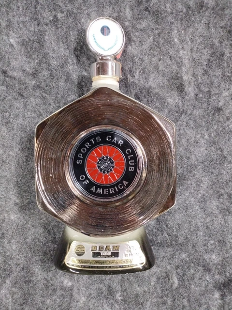 Jim Beam Decanter Sports Car Club Of America (Empty)