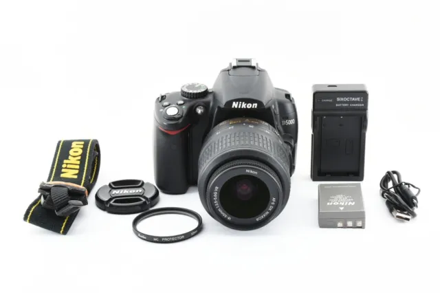 [Near Mint] Nikon D5000 12.3MP Digital SLR Camera 6766clicks w/ 18-55mm Lens