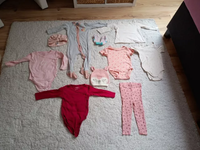 Baby Mädchen Bekleidungspaket Gr. 74/80(Body's, Leggings, Overall)