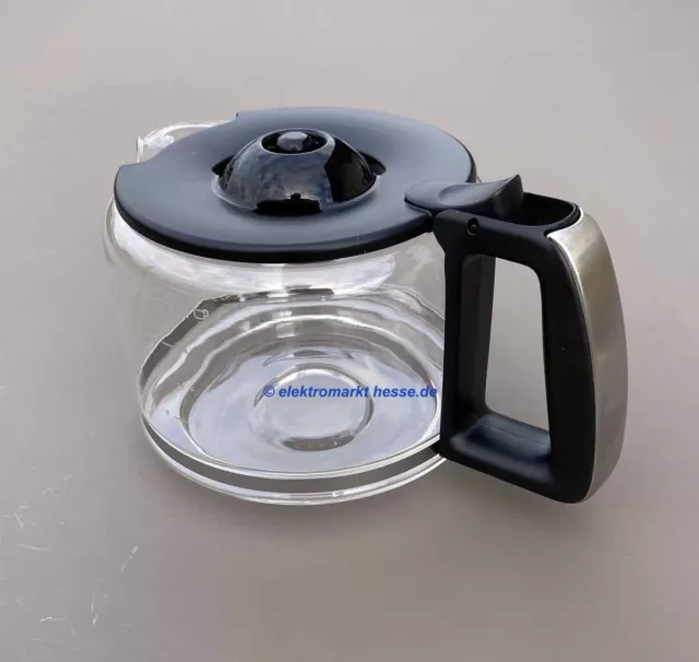 Glaskanne mit schwarzem Deckel Tefal SS-207199 für Kaffeemaschine