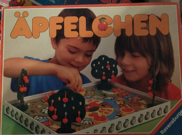 altes Ravensburger Spiel Äpfelchen pflückt  Äpfel 1979