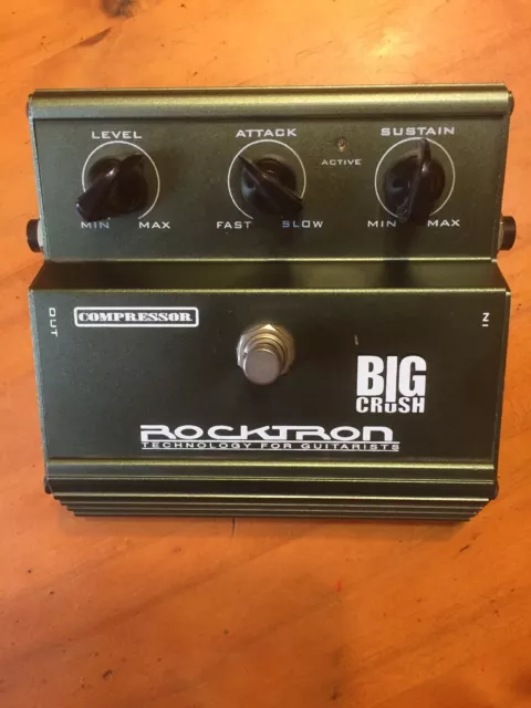 Rocktron Big Crush Compressor level attack sustain