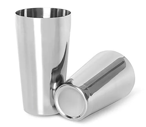 LANZON Shaker à Cocktails Boston Deux Shakers en inox 500ml18oz & 750ml26oz K...