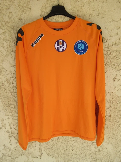 MAILLOT GOAL TFC TOULOUSE porté n°16 KAPPA U19 orange shirt